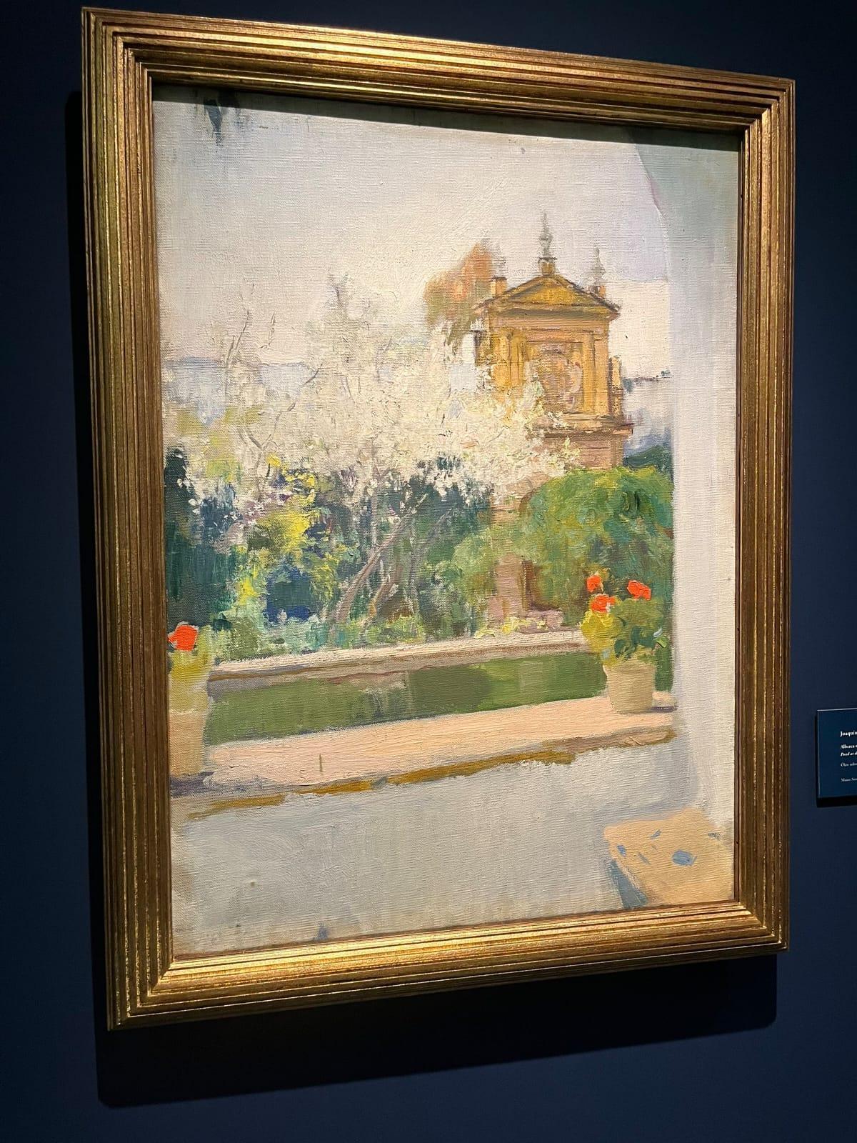 Cuadro exposición Sorolla en el Real Alcázar