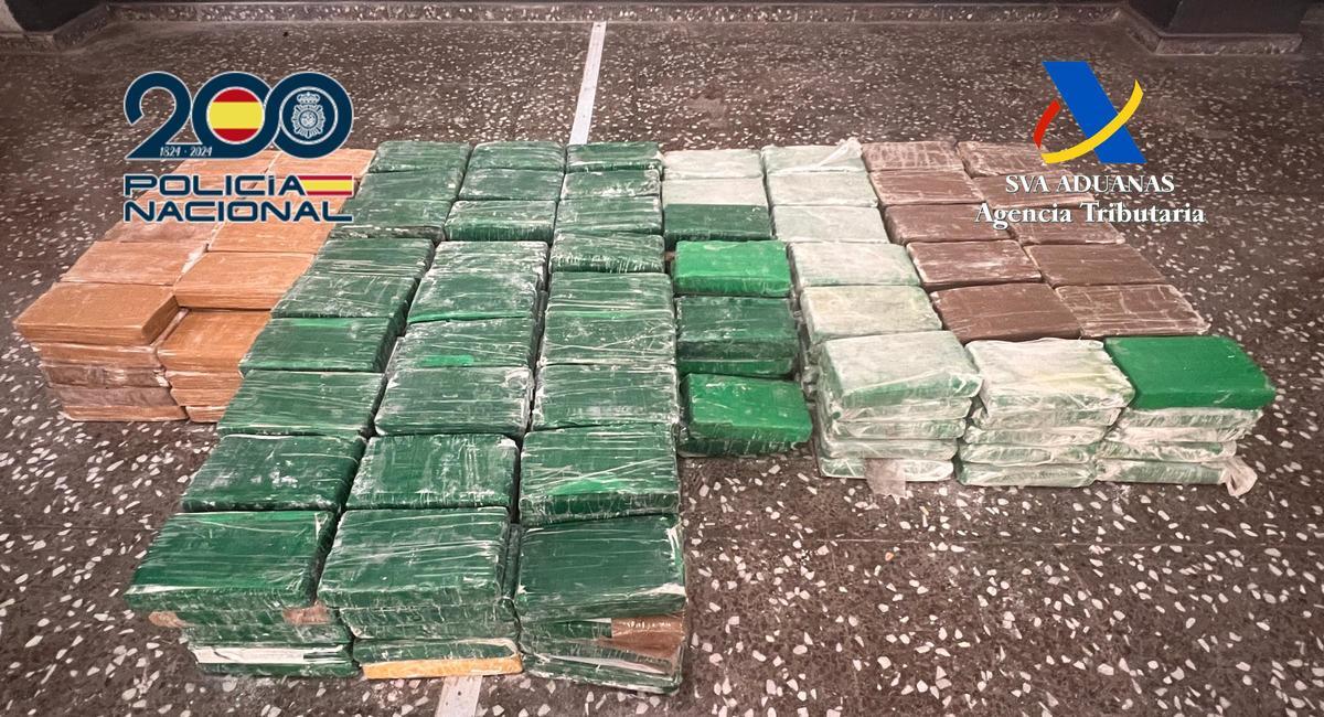 La droga incautada.