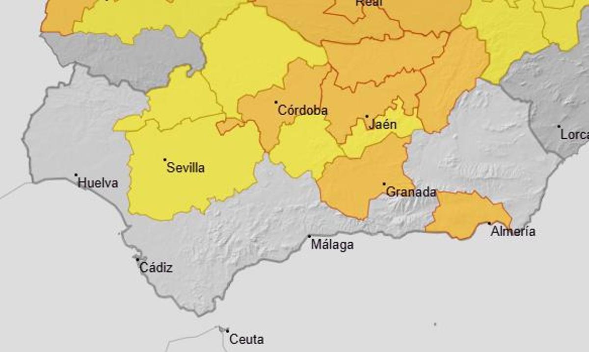 Avisos de la Aemet para este lunes 22 de junio en Andalucía