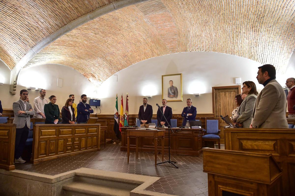 Último pleno, en el que se habló de los contratos del plan de empleo de Plasencia y subvenciones sociales.