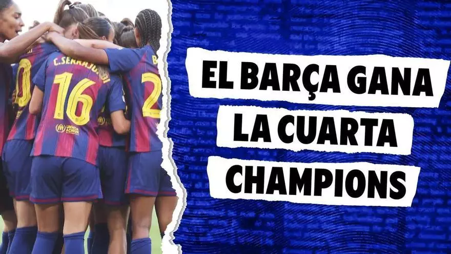 El FC Barcelona conquista su cuarta Champions