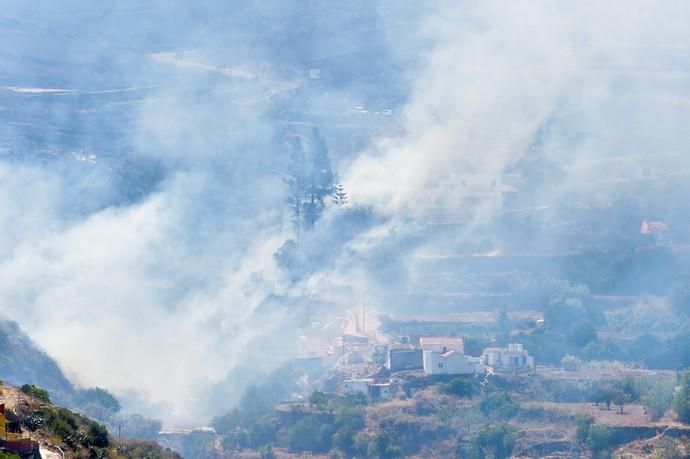 11-08-2019 Artenara. Segundo día del incendio en la cumbre  | 11/08/2019 | Fotógrafo: Andrés Cruz