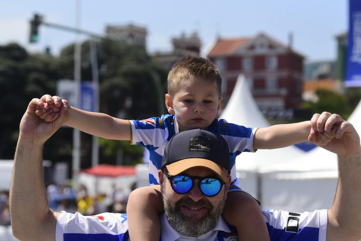 A Coruña respira deportivismo en la previa del Valladolid-Deportivo