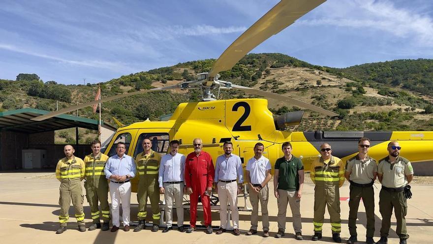 El Plan Infoex estrena un nuevo sistema aéreo para anticipar incendios en Extremadura