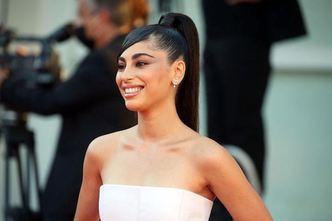 Look beauty de Mina El Hammani en el Festival de Venecia