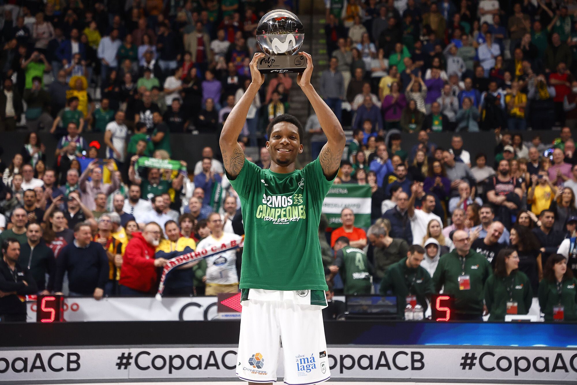 La celebración de la Copa del Rey de Unicaja, en imágenes