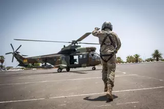 Operación Prometeo: así vigilan los militares el monte de Tenerife