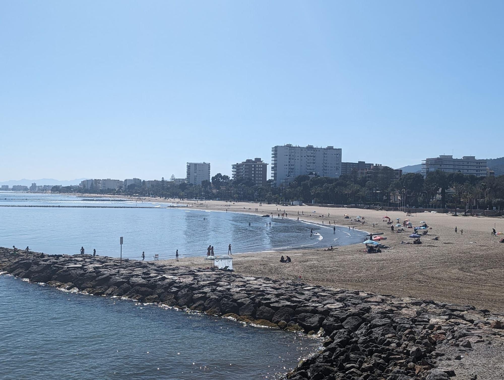 Las imágenes del ambiente de la playa en Benicàssim