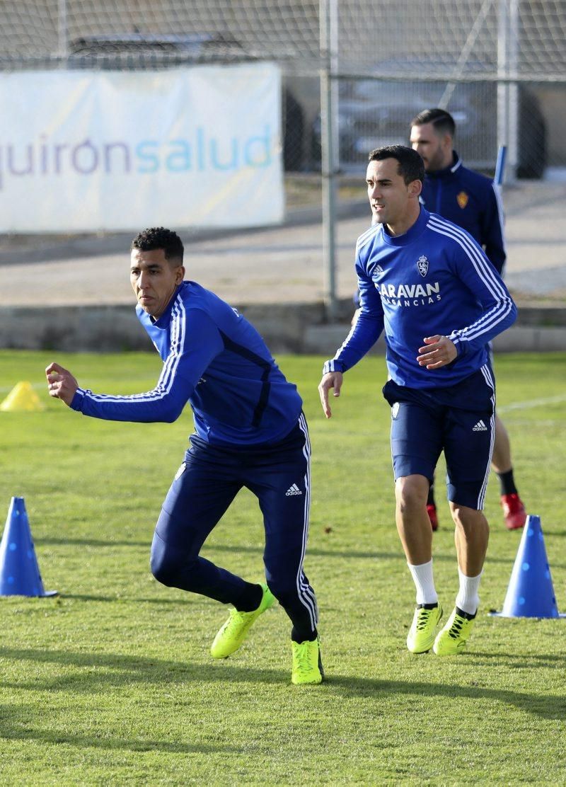 Entrenamiento del Real Zaragoza (7-2-2020)