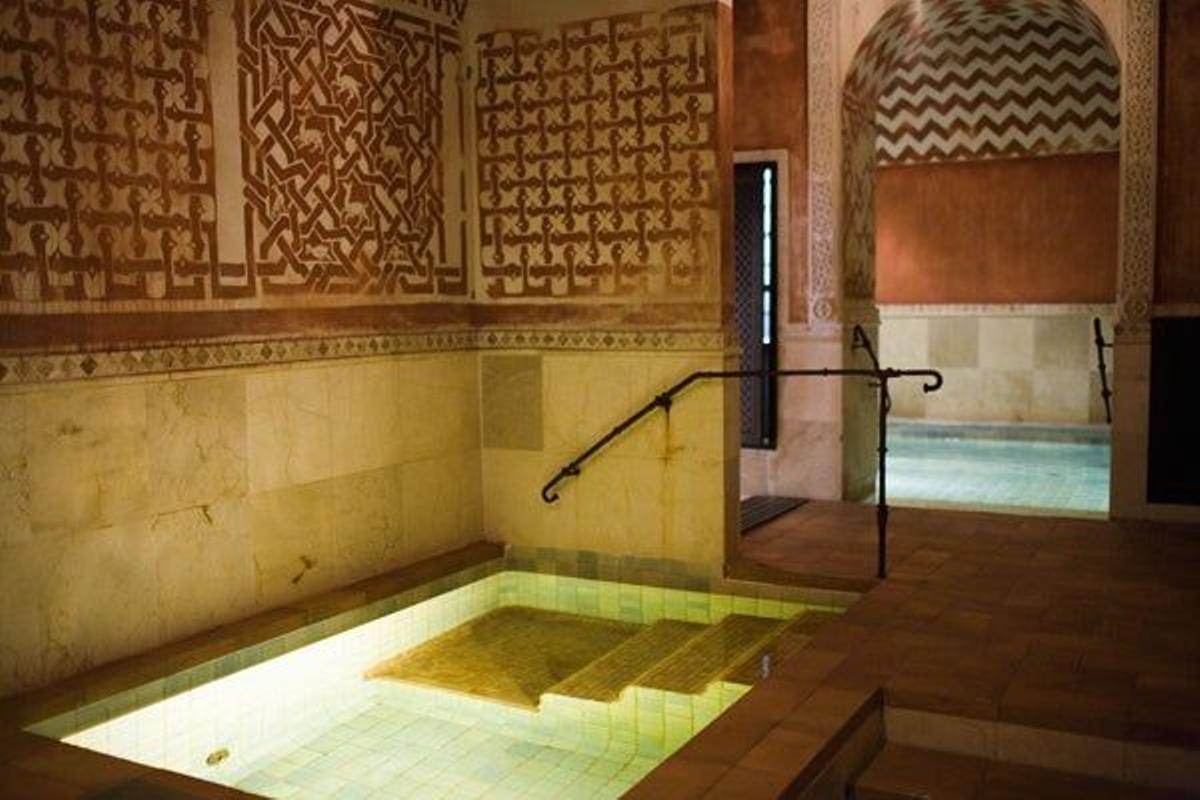 Zona del patio mudéjar del Hotel Villa de Olmedo.