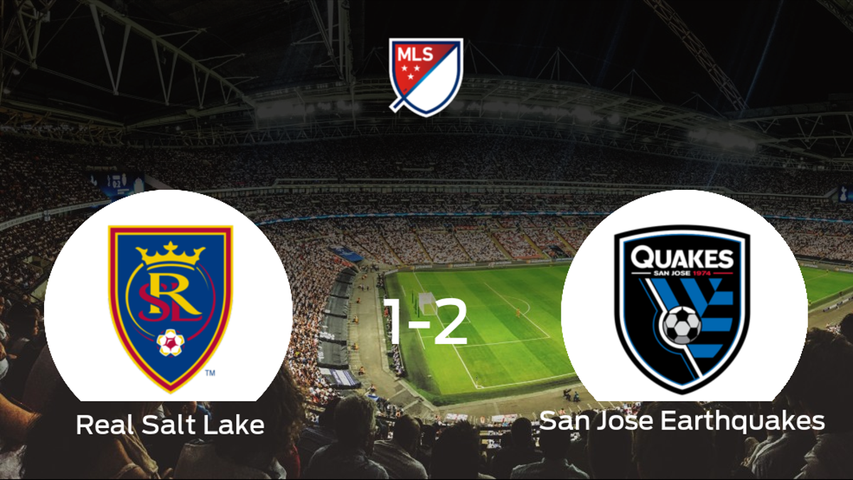 El San Jose Earthquakes se lleva tres puntos después de ganar 1-2 al Real Salt Lake