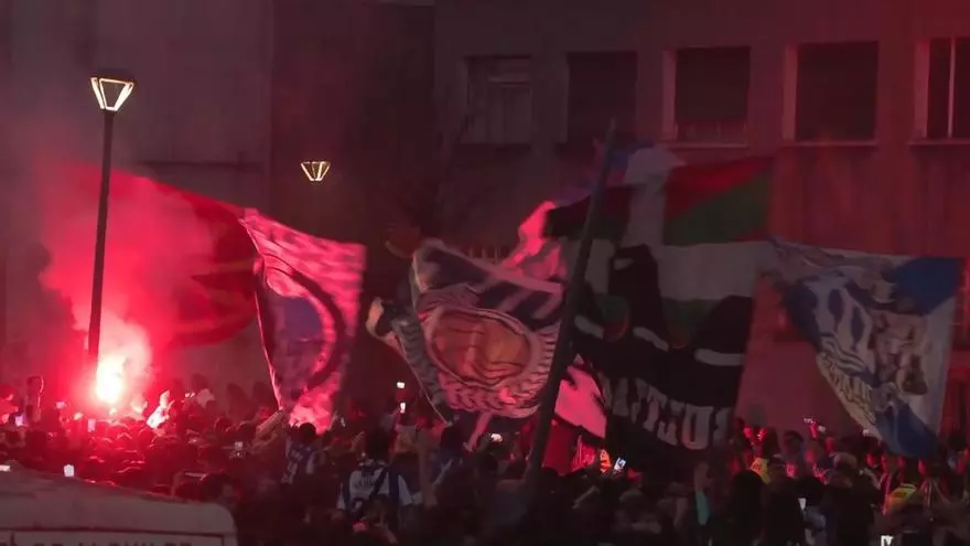 Expectación en Anoeta ante el derbi copero entre Real Sociedad y Athletic