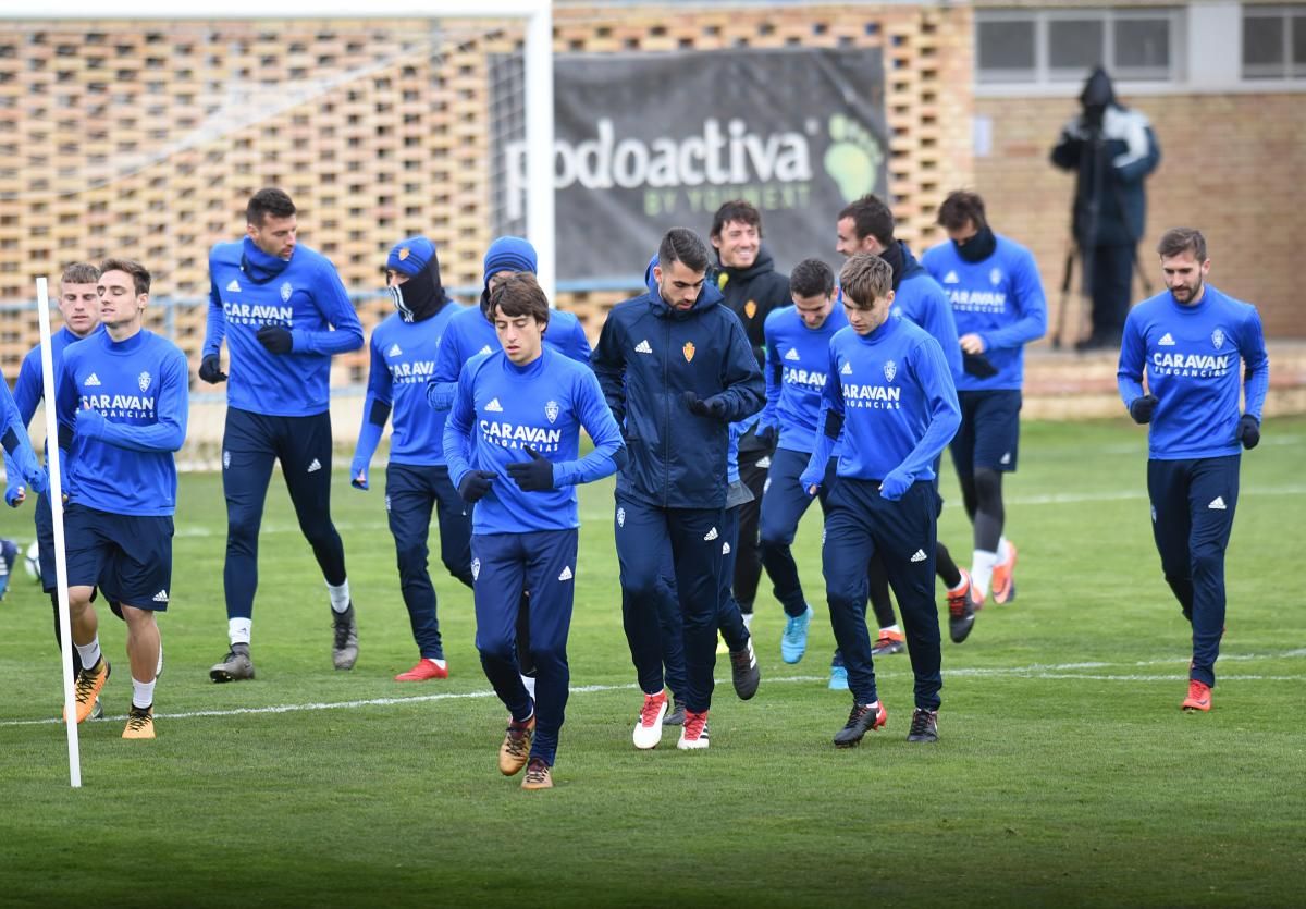 Entranamiento del Real Zaragoza (6-2-2018)