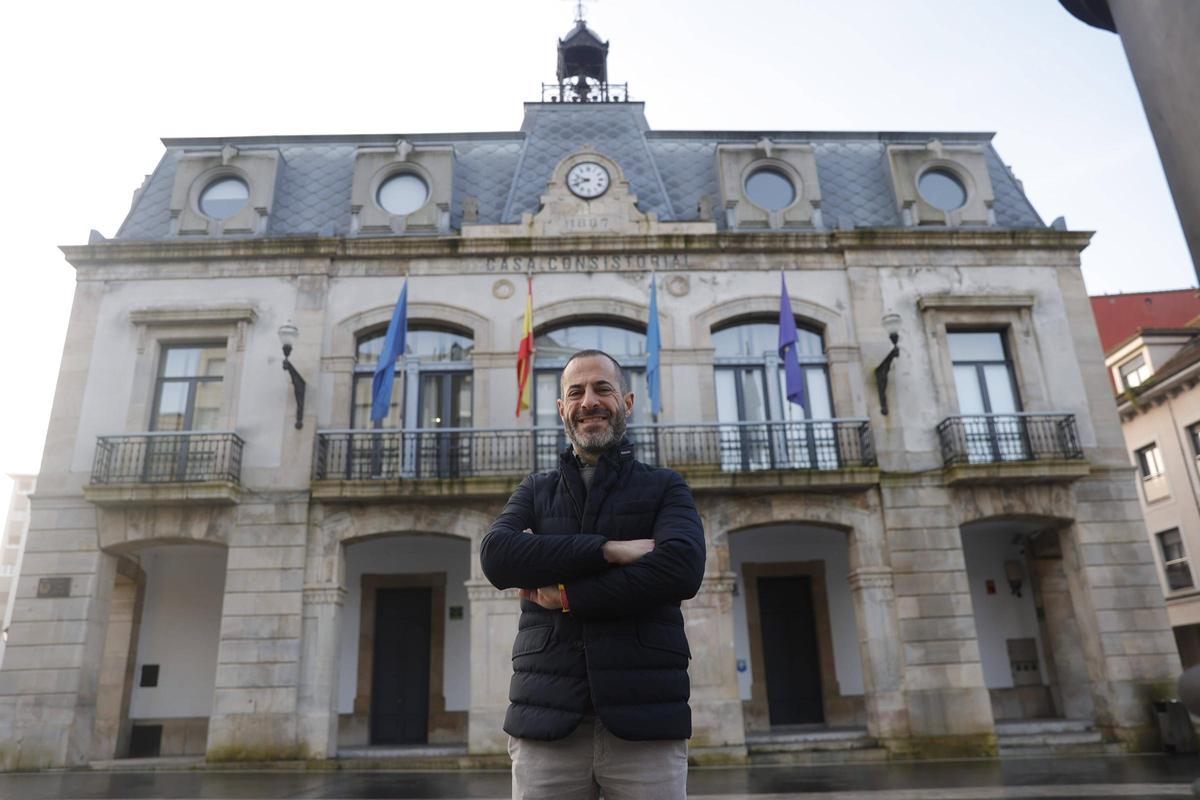 El alcalde de Siero, Ángel García, "Cepi".