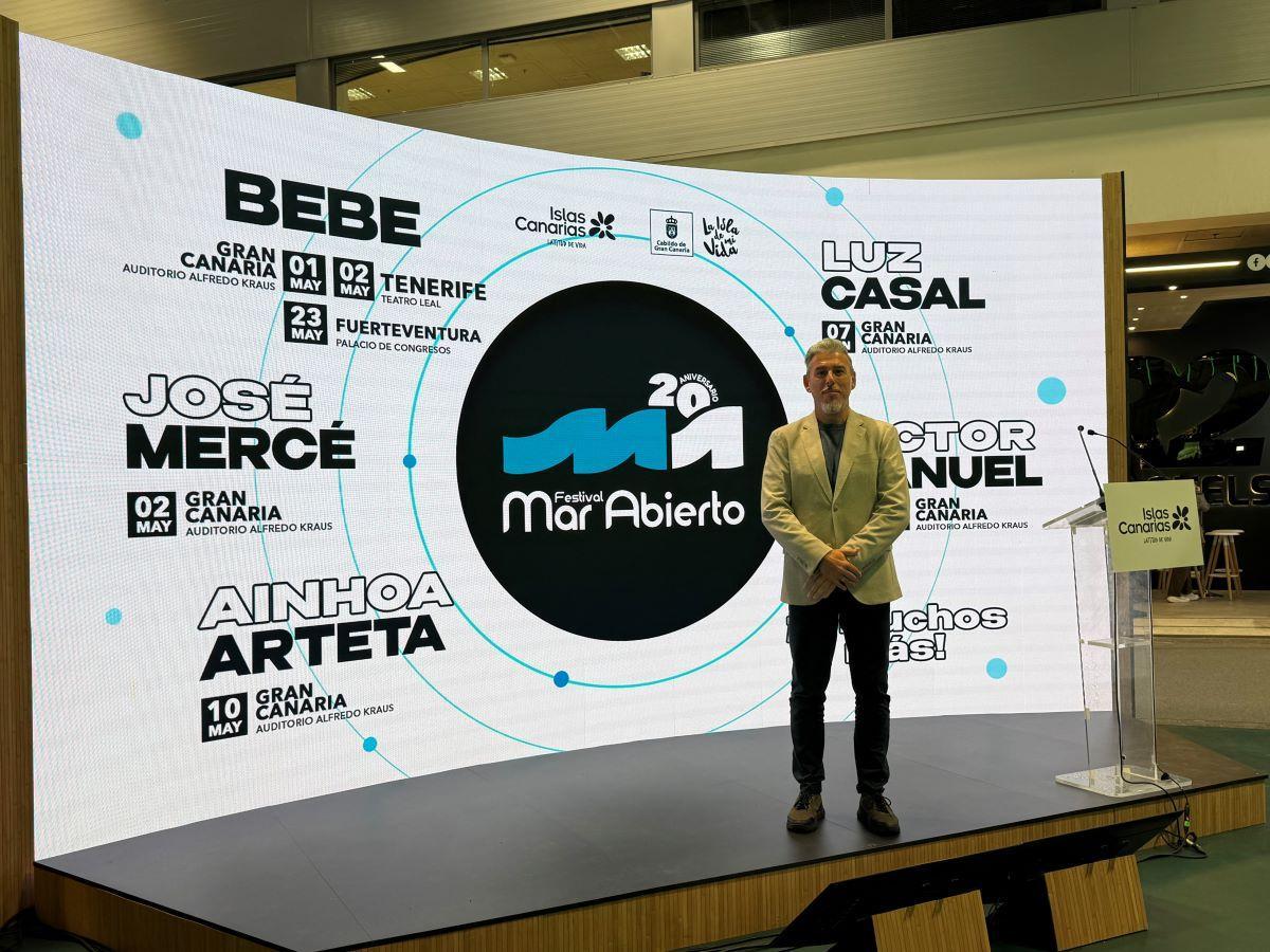 Jairo Nuñez presentación Fitur 2026 Festival Mar Abierto