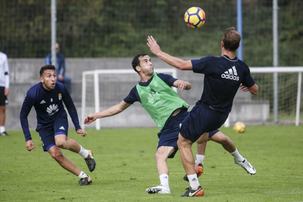 Entrenamiento del Oviedo previo al Lugo