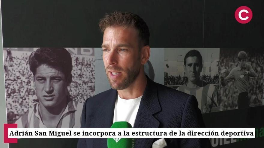 Vídeo | Adrián San Miguel se incorpora a la estructura de la dirección deportiva