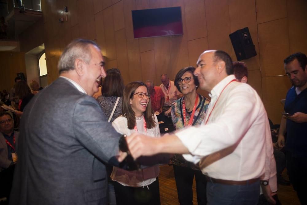 Clausura del congreso del PSRM en Cartagena