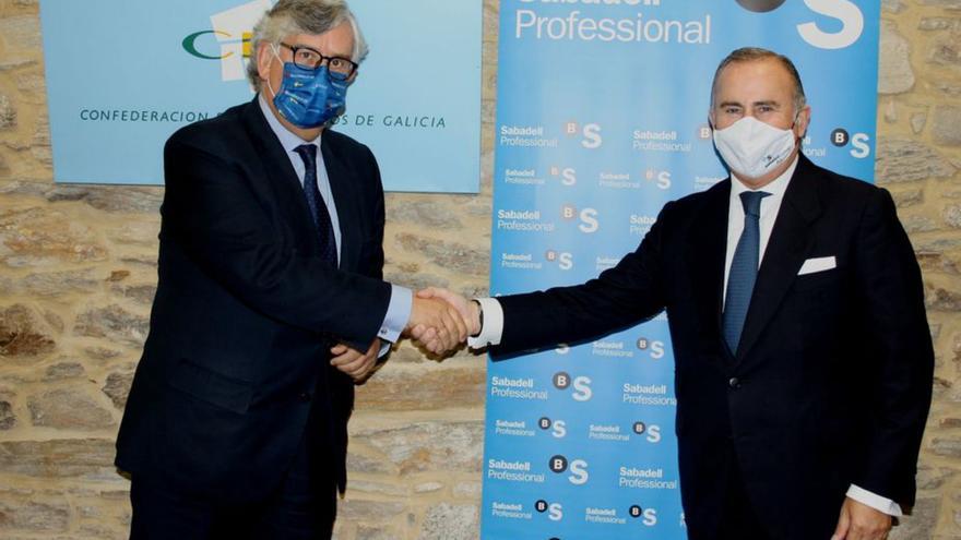 Alianza de Sabadell Gallego y la CEG para dotar a la empresa gallega de financiación