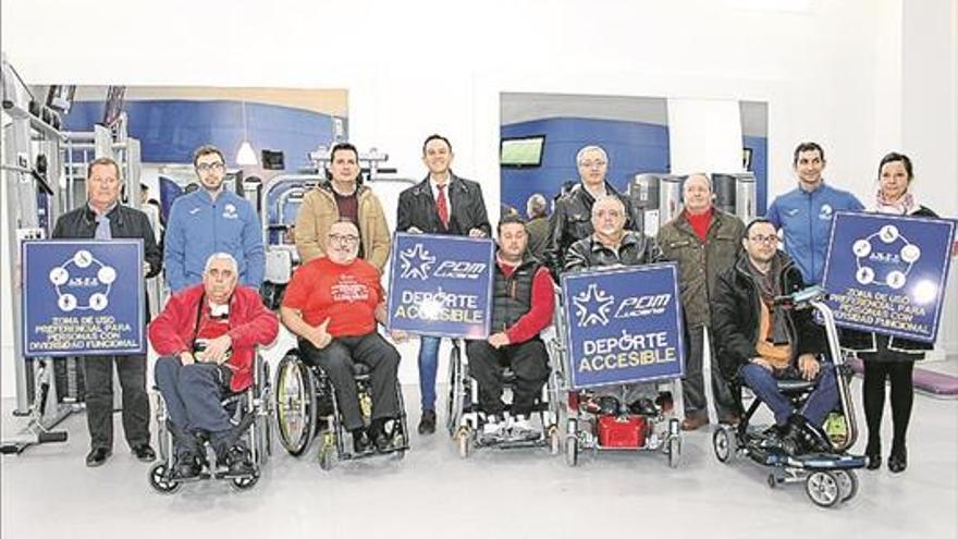 El PDM abre un gimnasio especial para deportistas con discapacidades