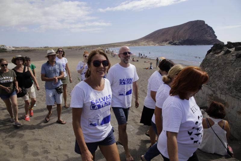 Flashmob en la playa La Tejita