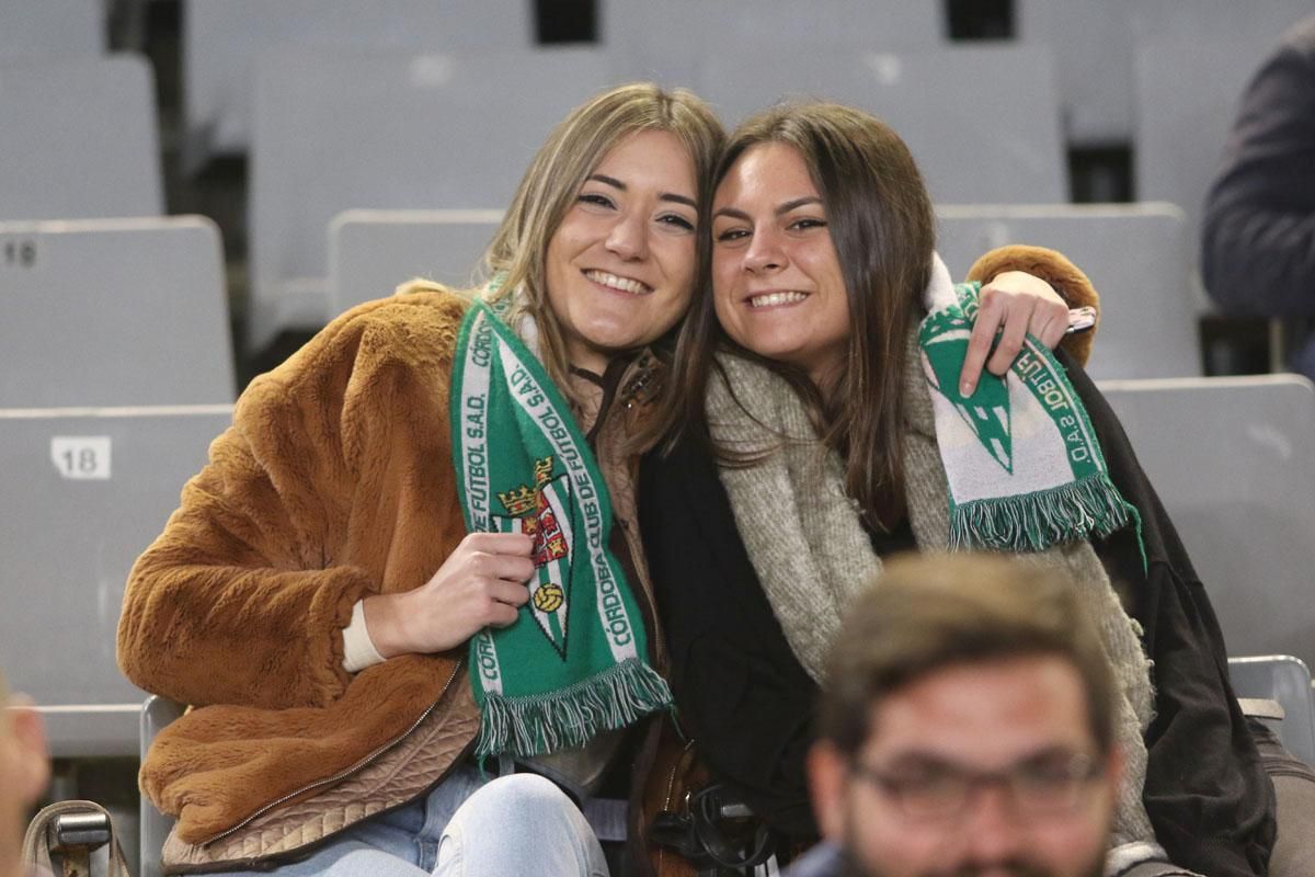 La afición blanquiverde en el Córdoba-Granada