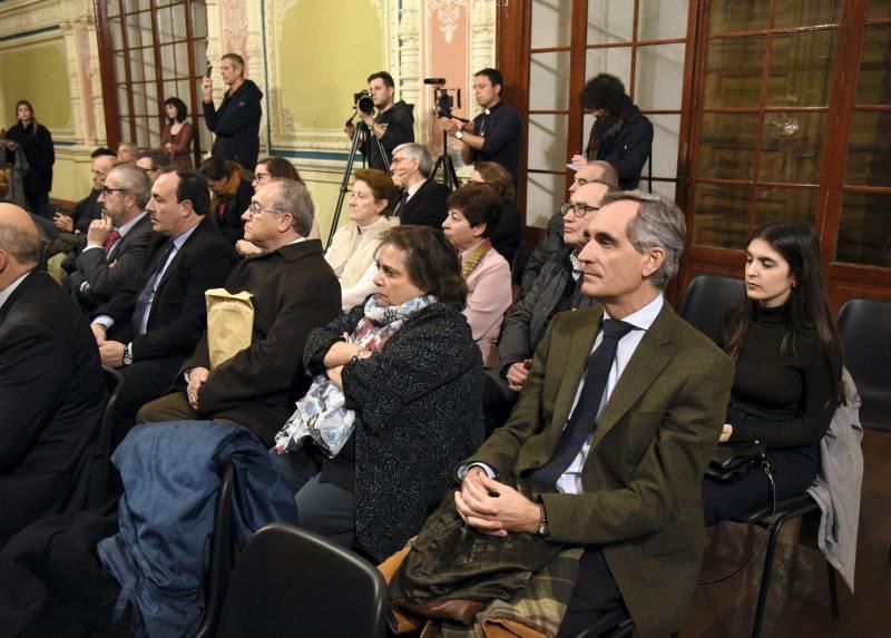 Entrega del premio de valores del Arzobispado a José Antonio Zarzalejos