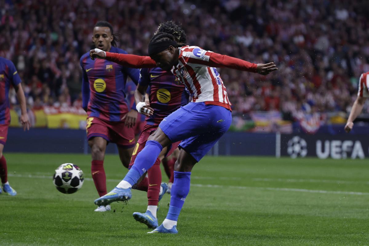 Champions League: Atlético - Barcelona, en imágenes. Champions League: Atlético - Barcelona, en imágenes.