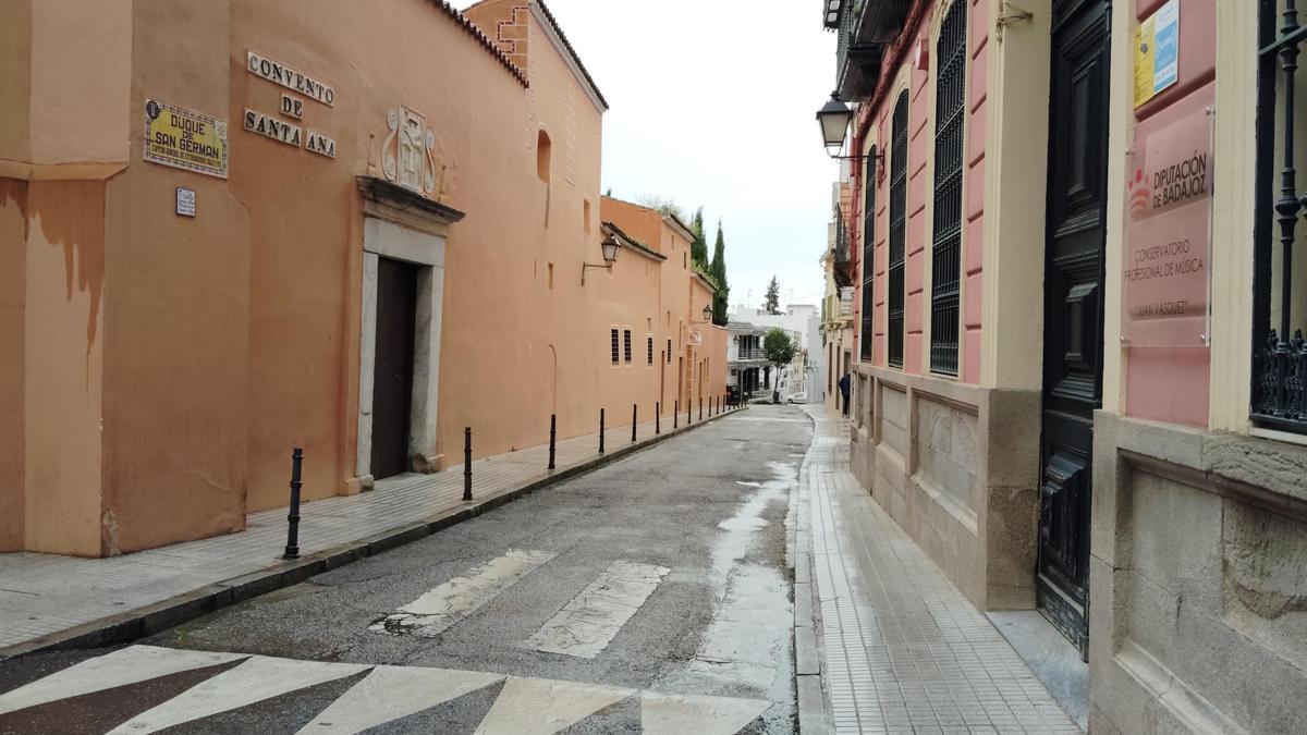 La calle Duque de San Germán.