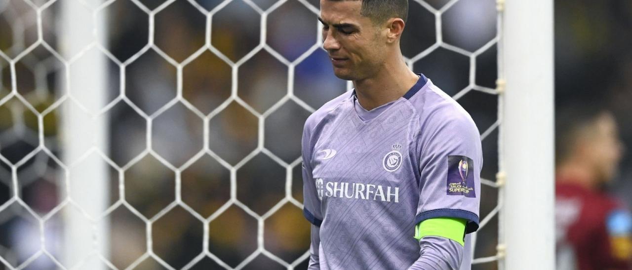 ¡El nuevo fracaso de Cristiano Ronaldo en Arabia! El portugués no se lo puede creer... Atención a su reacción