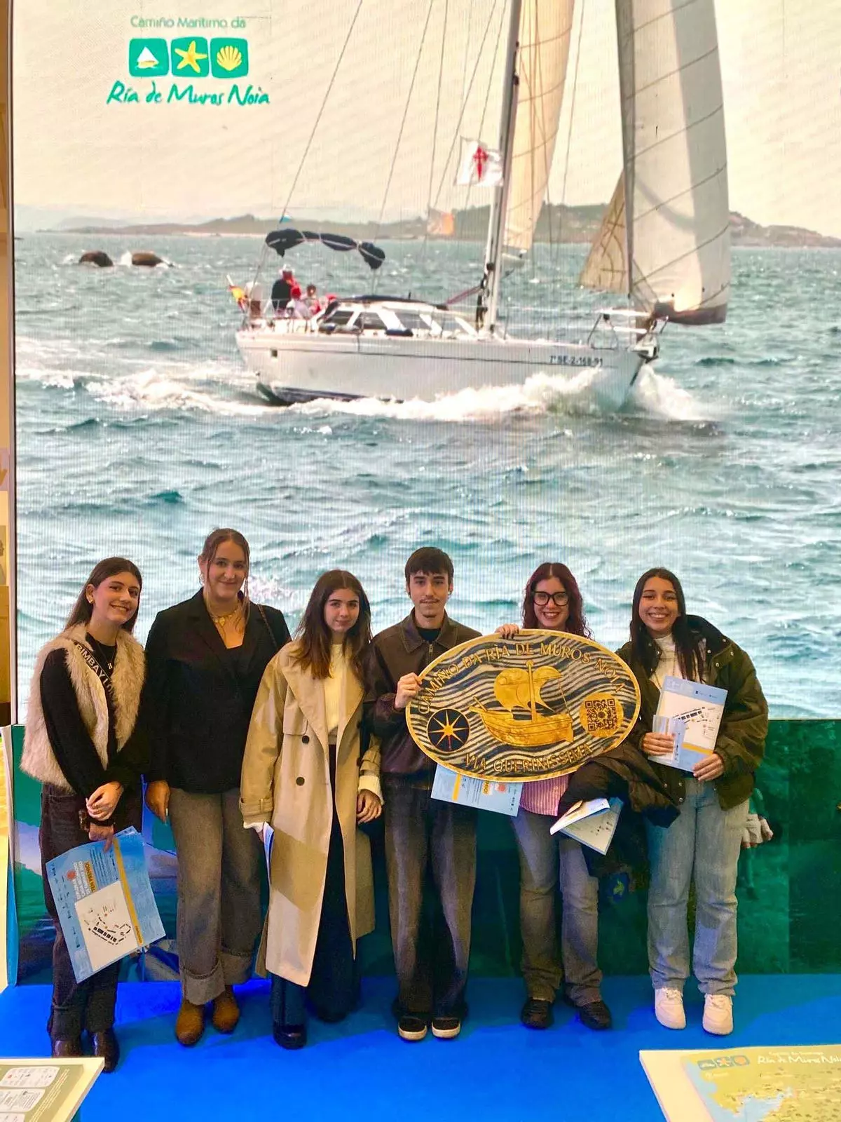 O Camiño Marítimo da ría de Muros-Noia triunfa en Fairway como unha forma atractiva e novidosa de peregrinar a Santiago