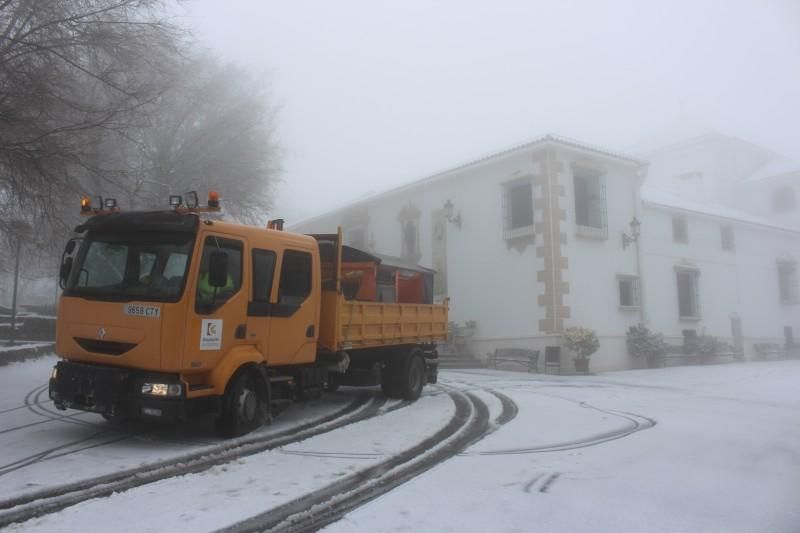 Nieve en la provincia de Córdoba