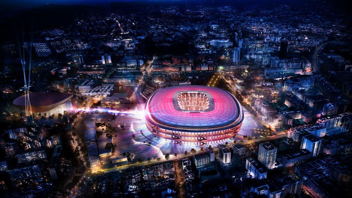 El proyecto de Nikken Sekkei para el futuro Camp Nou.