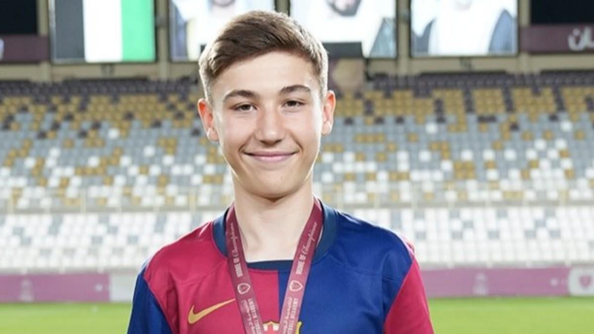 Artem Rybak es uno de los grandes talentos de La Masia