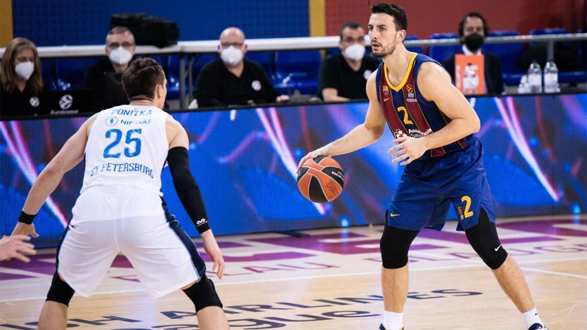 Imagen del duelo entre Barça y Zenit