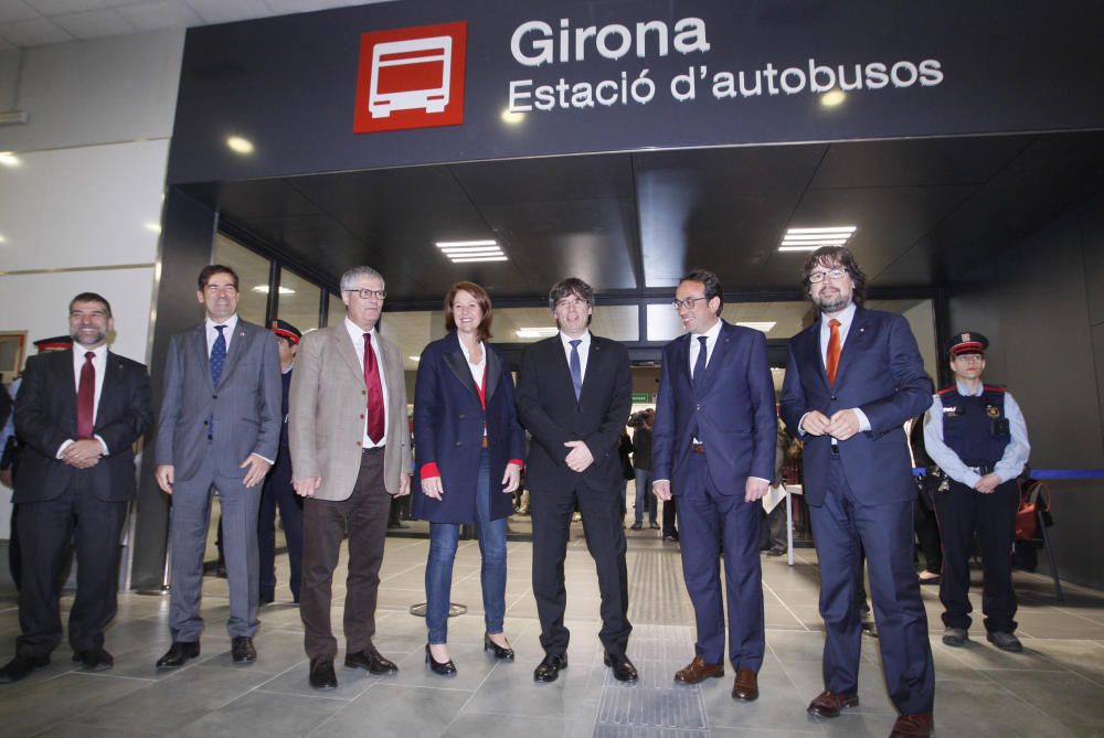 Inauguració de la nova estació d'autobusos de Girona