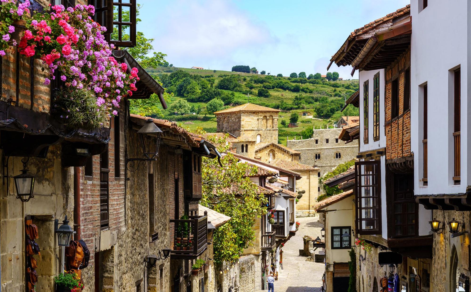 Vista del pueblo de Santillana del Mar