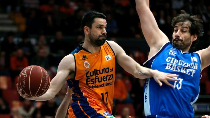 Rafa Martínez y David Doblas, durante el partido.