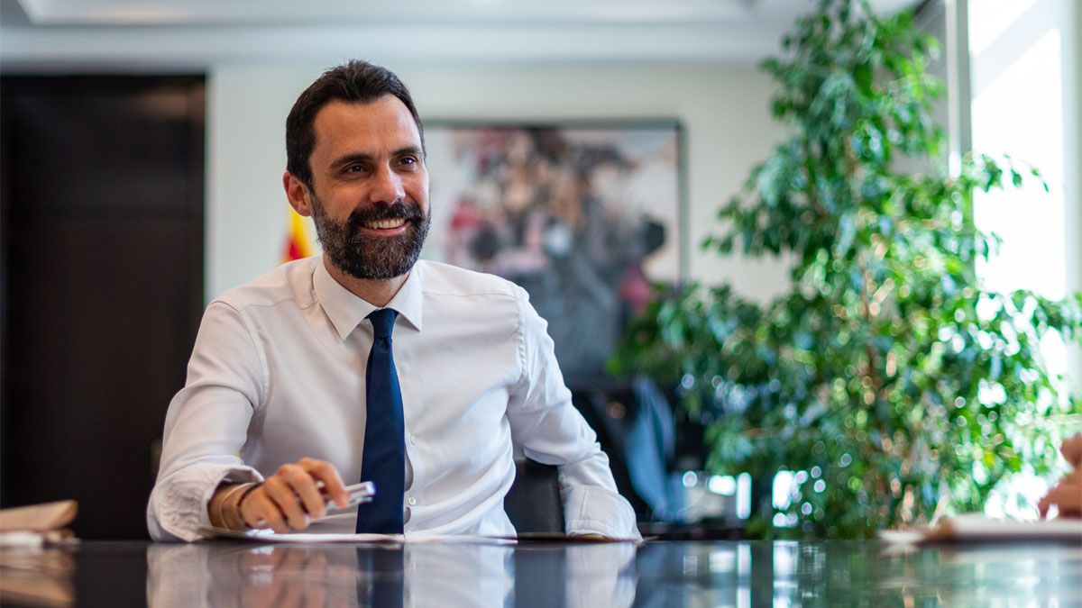 Roger Torrent, presidente del Circuit, ha sellado los acuerdos con la F1 y MotoGP