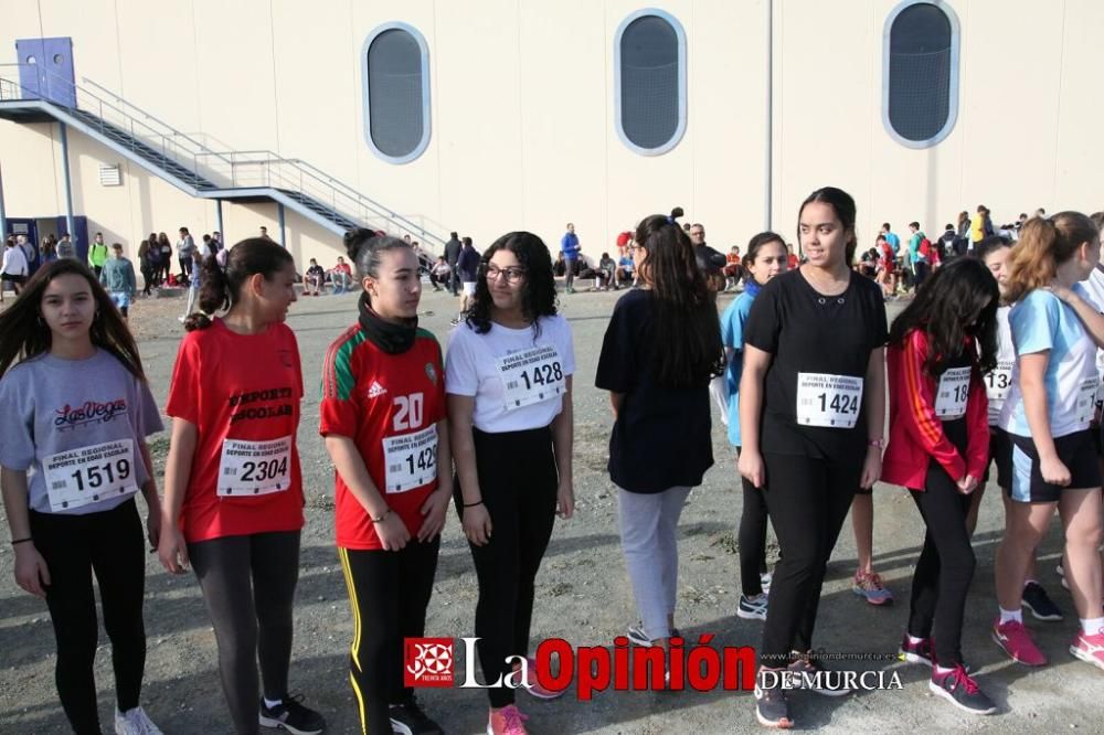 Final Regional de Cross Escolar: cadetes