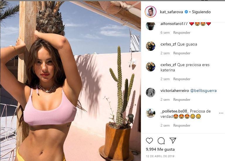 Katerina, amiga de Neymar y 'reina' de las Tentaciones