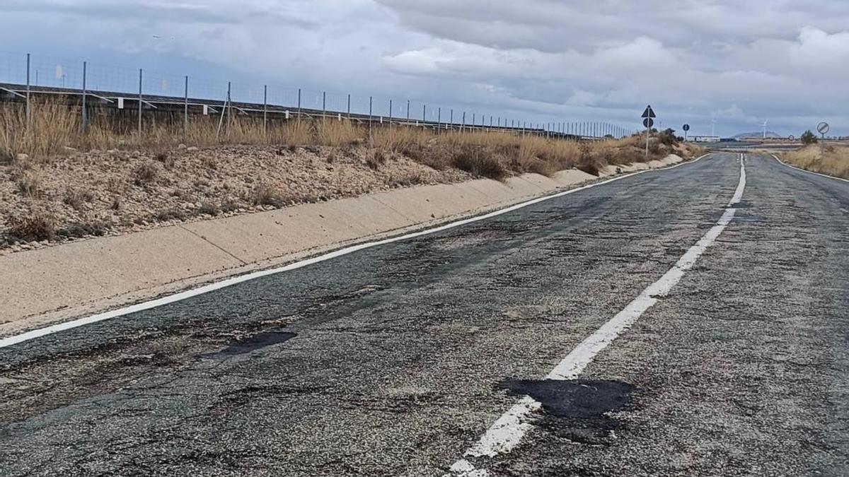Estado que presenta la calzada en la vía que se va a acondicionar.