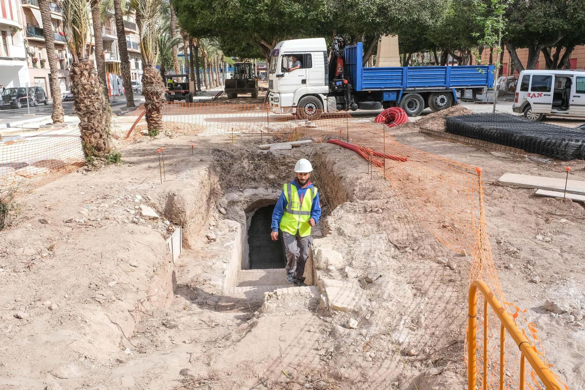 Así es el  refugio de la Guerra Civil encontrado bajo el Paseo de Germanías