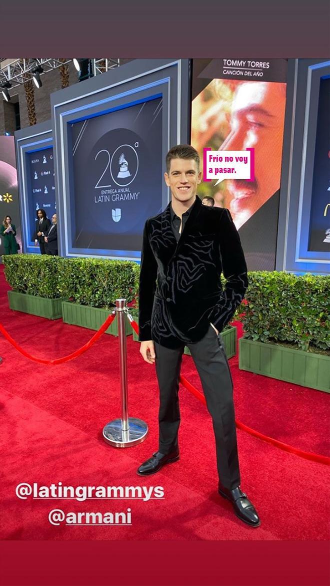 Miguel Bernardeau en los Premios Grammy Latinos 2019