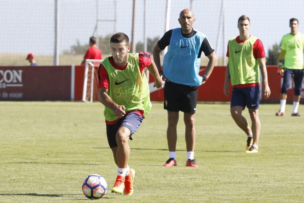 Entrenamiento del Sporting