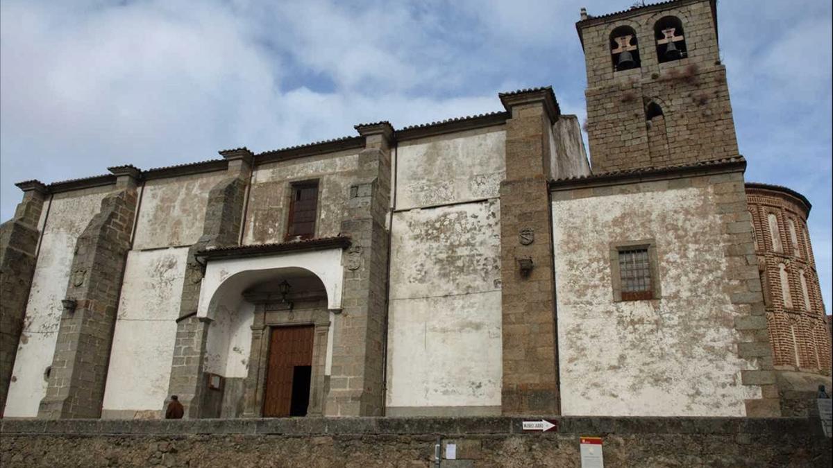 Iglesia donde oficiaba el cura de la diócesis de Plasencia juzgado por agresión sexual.