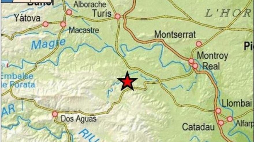 Detectan dos pequeños terremotos en Montroi y Sollana en solo 36 horas