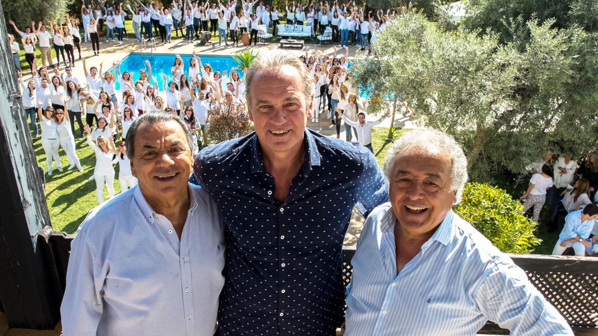 Bertín Osborne, con Los del Río, en 'Mi casa es la tuya'