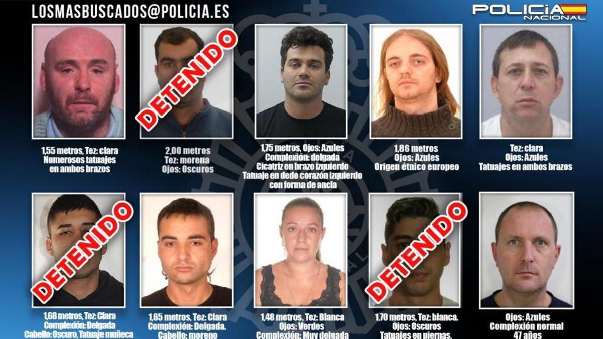 Detenido por primera vez en España uno de "Los 10 más buscados" del FBI