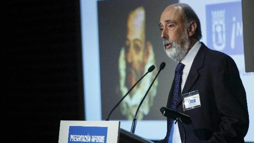 Etxeberria también estudió los posibles restos de Cervantes.